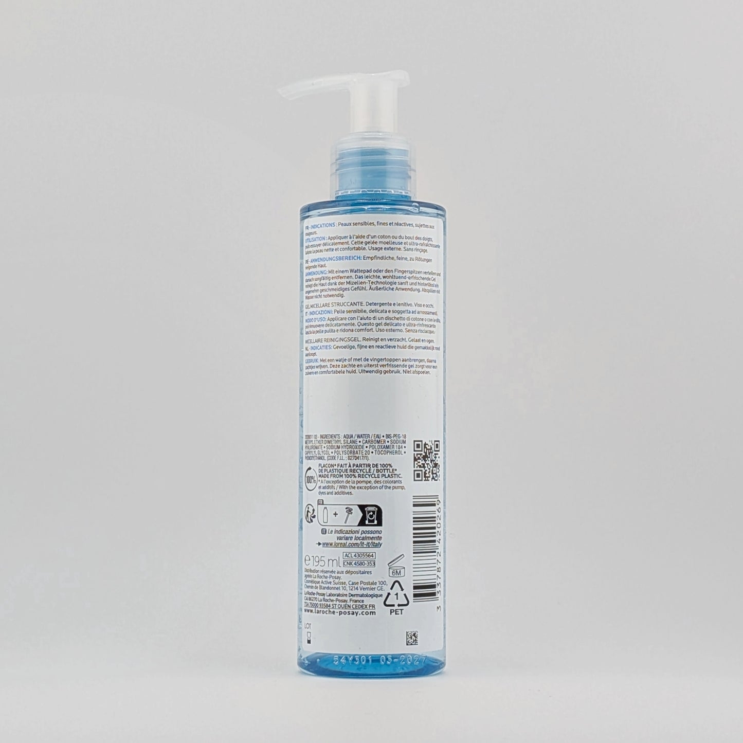 La Roche Posay Toleriane Rosaliac Micellar Make-up Removal Gel 195ml Exp.03/2027
